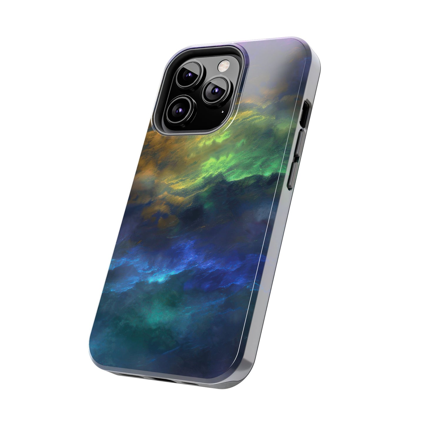 Coque de téléphone - Motif nuages colorés