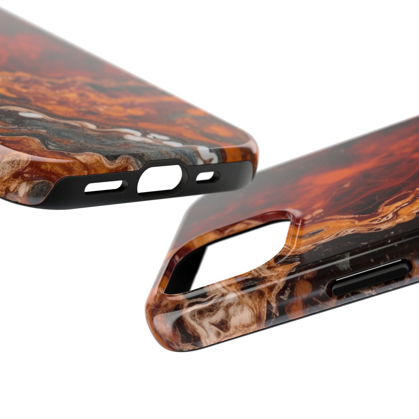 Coques de téléphone - Design couleur rouille