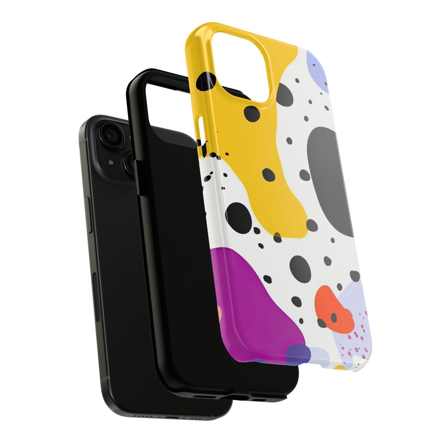 Coque de téléphone abstraite colorée
