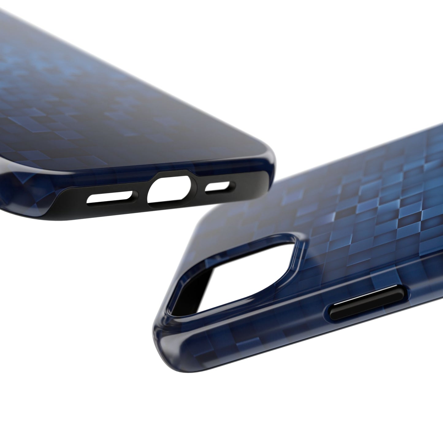 Phone Case - Blue Pixels