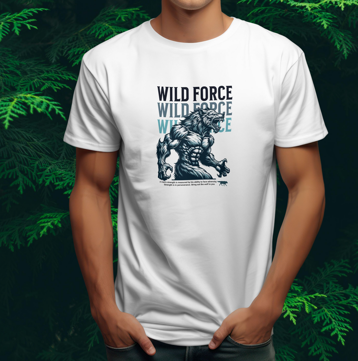 T-Shirt - Wolf Wild Force