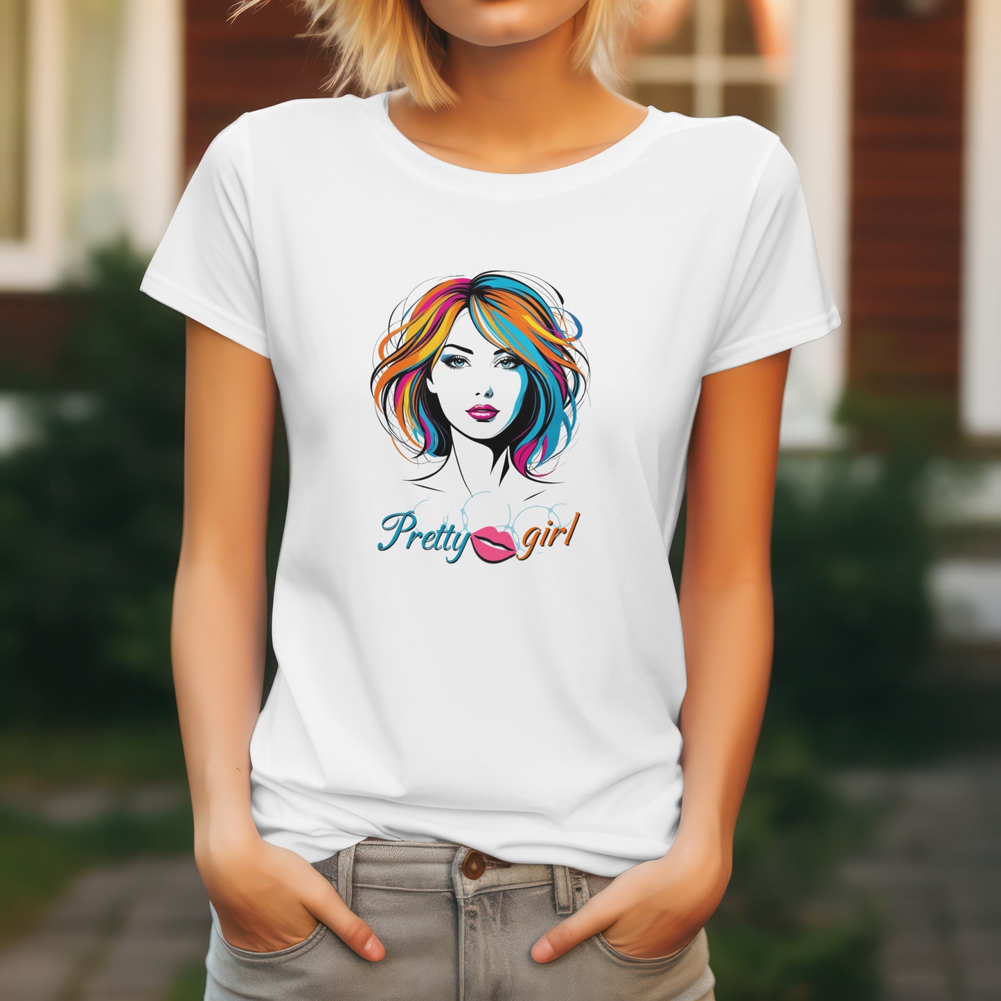 Pretty Girl women's t-shirt